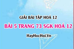 Giải bài 5 trang 73 SGK Hoá 12: Khái niệm, tính chất, phân loại và ứng dụng của Vật liệu Polime, Chất dẻo, Tơ, Cao su